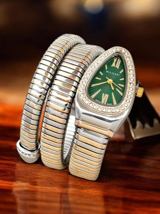 BVLGARI TWO' TONE GREEN