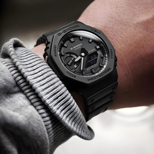 G-SHOCK-2100- FIBER BODY BLACK